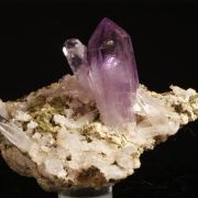 Amethyst with Epidote