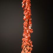 Vanadinite -on stalactitic Goethite/ Hollandite