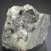 Carrollite with Calcite 