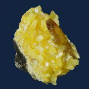 Barite on Calcite