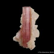 Elbaite with Stilbite