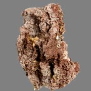 Crystallized Copper with Mimetite on Smithsonite.
