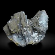 Baryte with Quartz and Pyrite