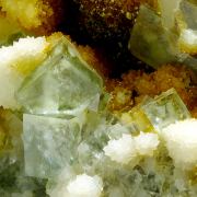 Fluorite, quartz MONGOLIA