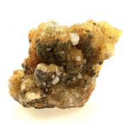 Fluorite + Pyrite + Calcite.