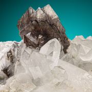 Brookite  on Quartz