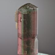 Elbaite var. Rubellite with blue-green center stripe