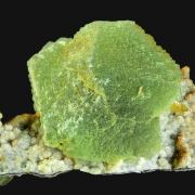 Fluorite on Quartz
