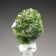 gem GARNET var. GROSSULAR with GREEN CHROMIAN PHANTOMS
