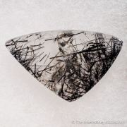Quartz included by Schorl Tourmaline (Polished & Cut set)