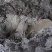 Cerussite, Hydrocerussite and Calcite - English classic