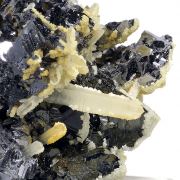 Galena, sphalerite, quartz, calcite