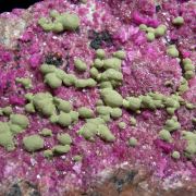 Kolwezite on Cobaltian Dolomite