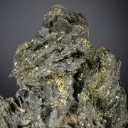 Pyrrhotite replaced by Pyrite and or Chalcopyrite