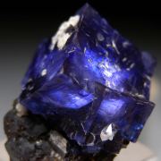 Fluorite on Sphalerite