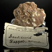 Dechenite (As-Descloizite) with Vanadinite - vintage specimen