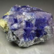 crystalised CARLETONITE, CALCITE