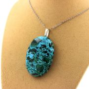 Chrysocolla Necklace. 71.55 ct.