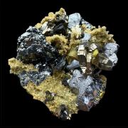 Sphalerite, galena, pyrrhotite