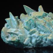 Kobyashevite with Selenite on Calcite
