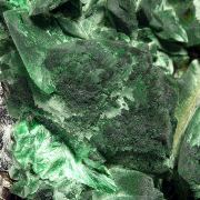 Malachite pseudomorph after azurite, goethite 