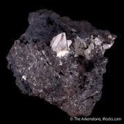 Valentinite with Galena, Stibnite and Native Antimony