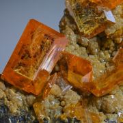 Wulfenite on Mimetite -New find