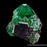 Fluorite with Sphalerite and Pyrite