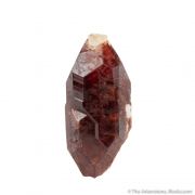 Spessartine Garnet on Fluorapatite