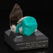 Amazonite, Smoky Quartz & Cleavlandite