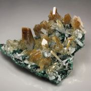 BARYTE, MALACHITE