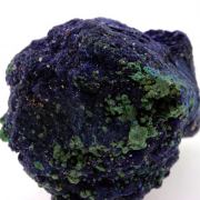 Chessylite ( Azurite ) + Cuprite.