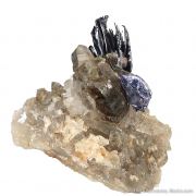 Molybdenite on Quartz
