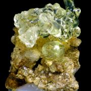 Opal var. hyalite CRAZY FLUORESCENCE
