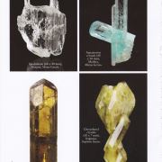 Beryl var. Aquamarine  (illustrated)