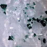 Quartz with Chrysocolla and Malachite