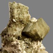 Adularia with Chlorite and Apatite.