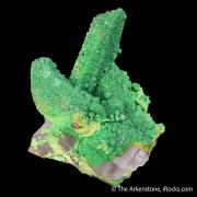 Tsumebite (Type Locality) on Quartz