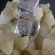 Fluorite with Calcite