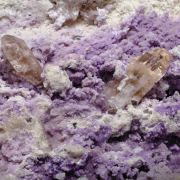 Bixbyite with Topaz, Fluorite and Pseudobrookite