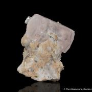 Beryl var. Morganite with Topaz, Muscovite and Albite