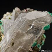 Malachite on Cerussite