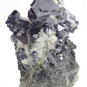 Galena, calcite, quartz