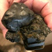 Spinel on Biotite