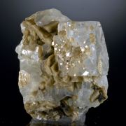 Fluorite with Siderite - vintage German specimen