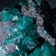 Fornacite on Dioptase (Type Locality)