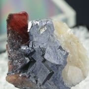 Rhodonite on Galena