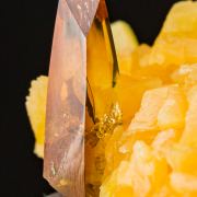 Barite on Calcite
