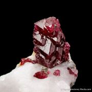 Spinel on marble