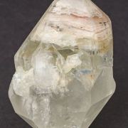 Dumortierite, Hematite (?) in Quartz